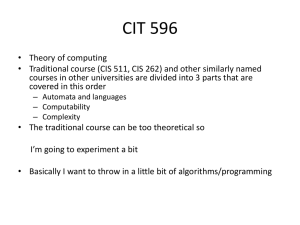 Syllabus for CIT 596