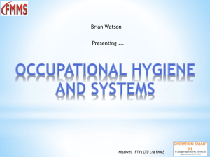 Brian Watson (Occupational Hygiene and Systems)