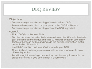 DBQ Review - inetTeacher.com