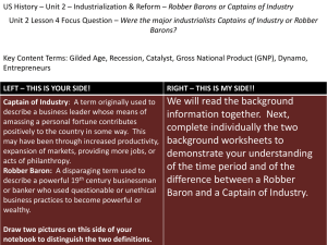 Captain of Industry or Robber Baron