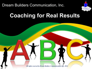 Coaching for Real Results