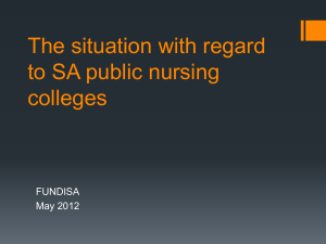 Public Nursing Colleges