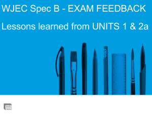 2014 CPD Exam feedback and points for action Powerpoint