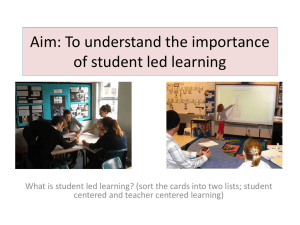 cpd student led learning