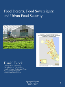 Food Access, Race, Policy, and Activism in Chicago and the