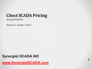Citect SCADA Configuration