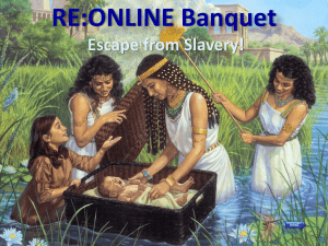 REonline Banquet How did Moses inspire the Exodus?