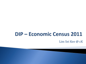 DIP * Economic Census 2011