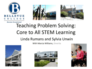 Teaching Problem Solving: Core to All STEM Learning