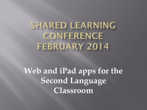 Shared Learning conference February 2014