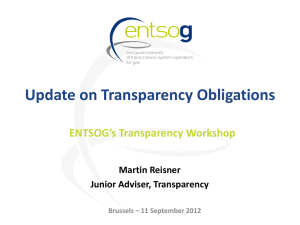 Update on Transparency Obligations