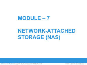 Module – 7 network-attached storage (NAS)