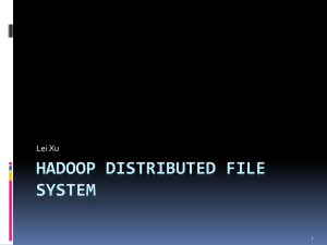 Hadoop File Systems