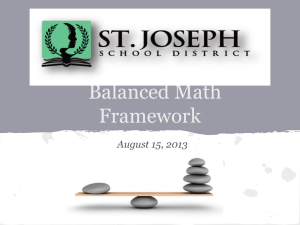 Balanced Math Framework