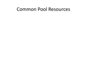 Common Pool Resources