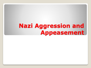 Nazi Aggression and Appeasement - Jeffrey
