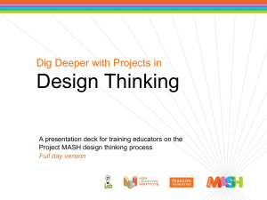 Dig Deeper with Design Thinking – Full day (PPT)