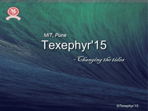 Texephyr`15 - Onspon.com