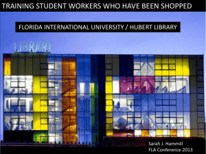 Presentation  - Florida Library Association