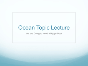 Ocean Topic Lecture