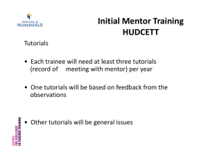 MTP-A3-Subject Specialist Mentor Training Processes