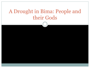 A Drought in Bima PPT