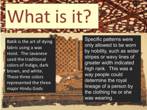 History of Batik