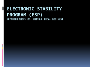 electronic stability program (esp) - ja505