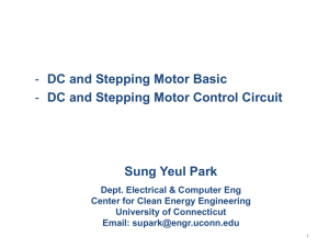 DC Motor - Electrical and Computer Engineering