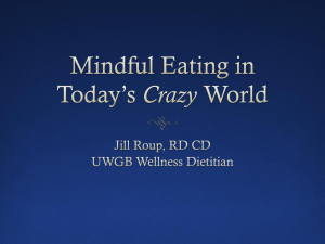 Mindful Eating Presentation File (MS PowerPoint)