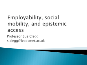 Employability, social mobility, and epistemic access