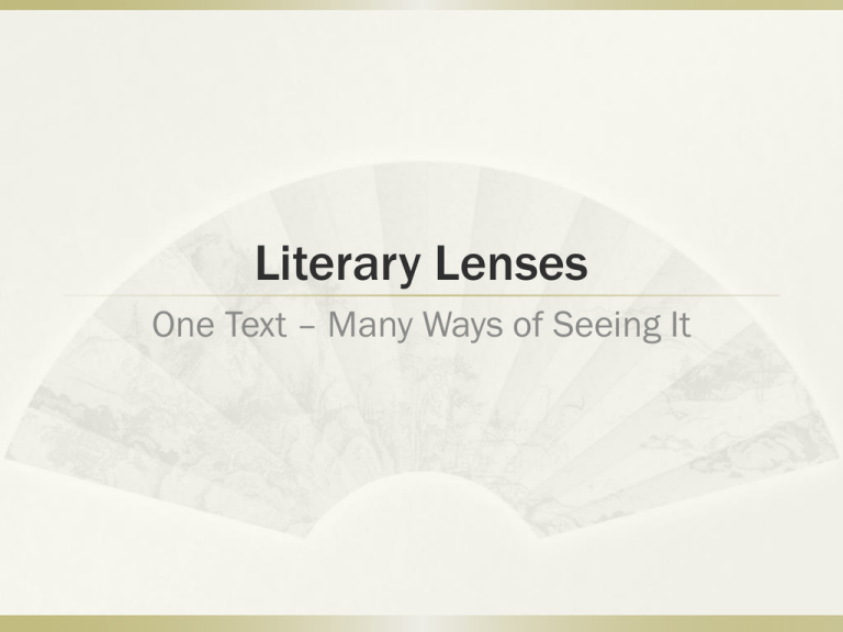 Literary Lenses