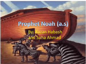 Prophet Nuh (a.s) ppt