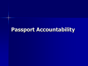 Passport Accountability System