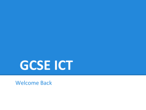 10G/IT1 - GCSE ICT