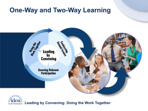 One-Way, Two-Way Learning