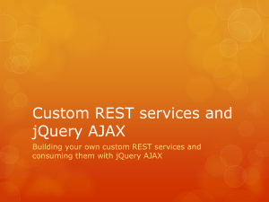 REST and jQuery AJAX