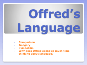 Offred`s language power point