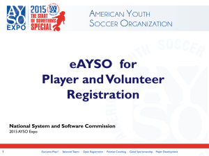 PowerPoint - AYSO Expo 2015