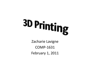 3d-printing - Mathematics & Computer Science
