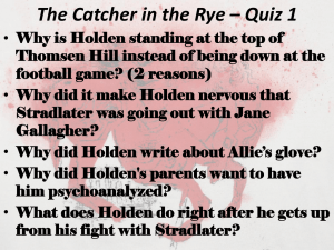 The Catcher in the Rye - Whitehead13-14