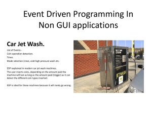 Event Driven Programming In Non GUI applications