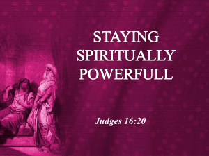 staying spiritually powerful
