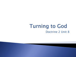 Unit 8 Doc 2 - Turning to God