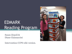 Edmark Reading Program - Intervention PD Resources