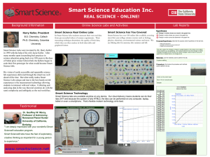 Smart Science Education Inc. REAL SCIENCE