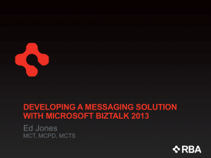 BizTalk2013Messaging - Extremely Talented Monkeys