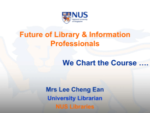 AUNILO Future of library & Information Professionals by Lee Cheng