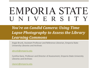 Using Time Lapse Photography to Assess the Library