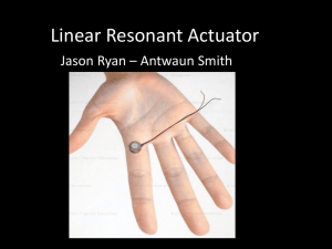 Linear Resonant Actuator Revised